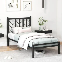 Costway Twin/Full/Queen Size Platform Bed with Headboard 11.5