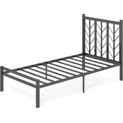 Costway Twin/Full/Queen Size Platform Bed with Headboard 11.5
