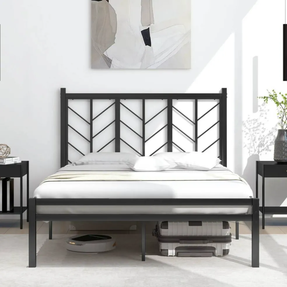 Costway Twin/Full/Queen Size Platform Bed with Headboard 11.5" Under Bed Storage Easy Assembly