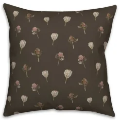 Cottage Florals Throw Pillow