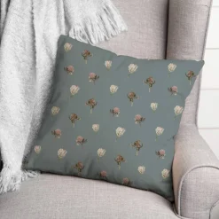 Cottage Florals Throw Pillow