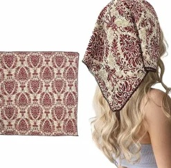 Cotton Bandana,Large Bandanas for Women,Head Coverings for Women,Head Scarf Handkerchief, Square Scarf Headband