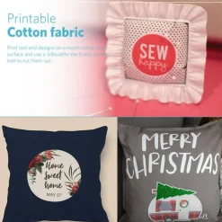 Cotton Fabric - Printable Transfer 5 Sheets 8.5