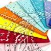 100% Cotton 10 Pack Fine Bandanas