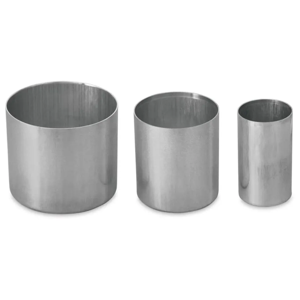 Country Lane Candle Molds - Round Sampler, Pkg of 3