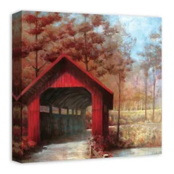 Covered Bridge Canvas Wall Art