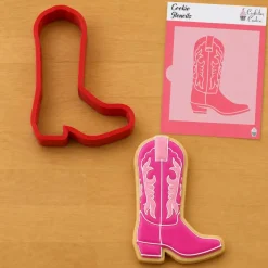 Cowgirl Boot Cookie Stencil | Rodeo | Western | Country | Confection Couture |