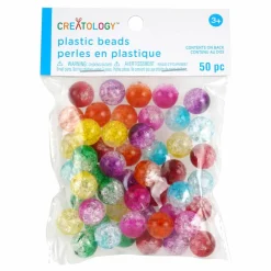 Crackle Plastic Beads by Creatologyâ„¢