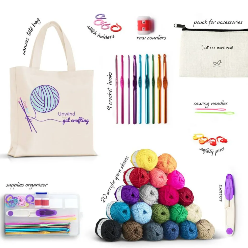 CraftBud DIY Crochet Kit