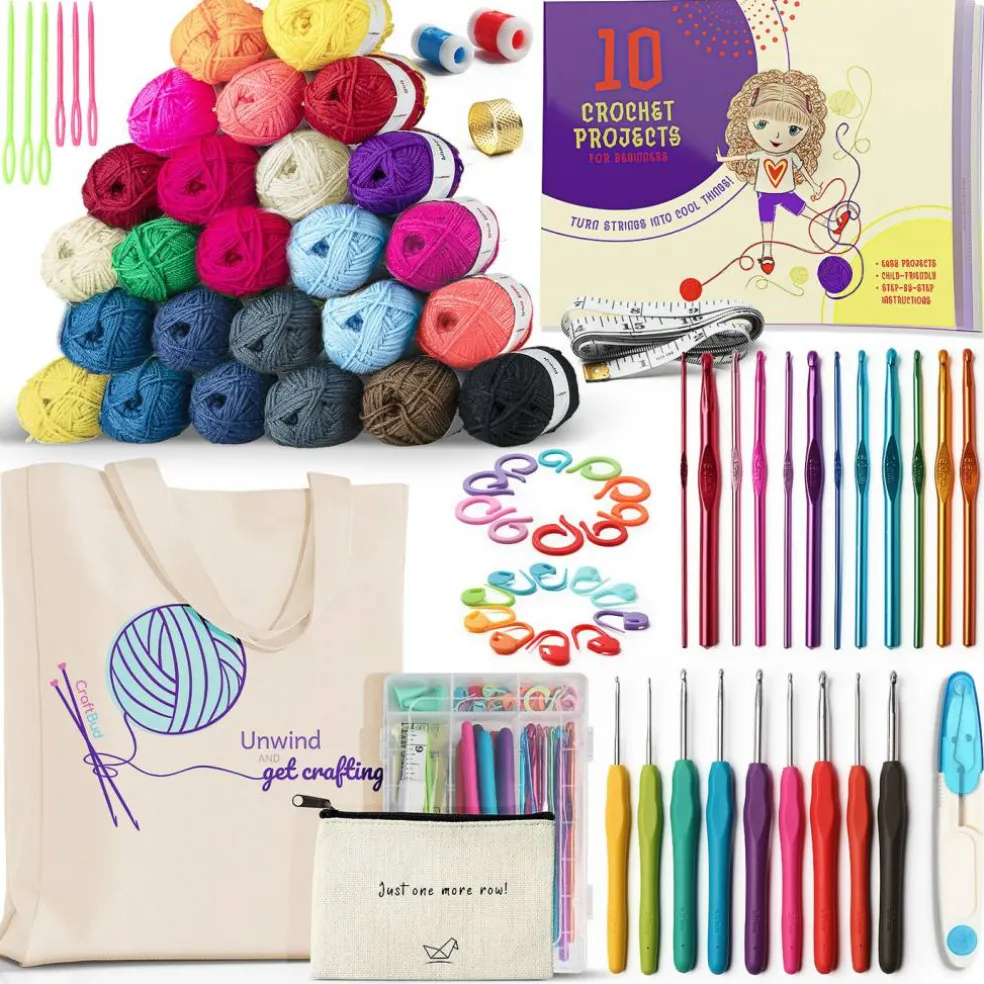 CraftBud DIY Crochet Kit