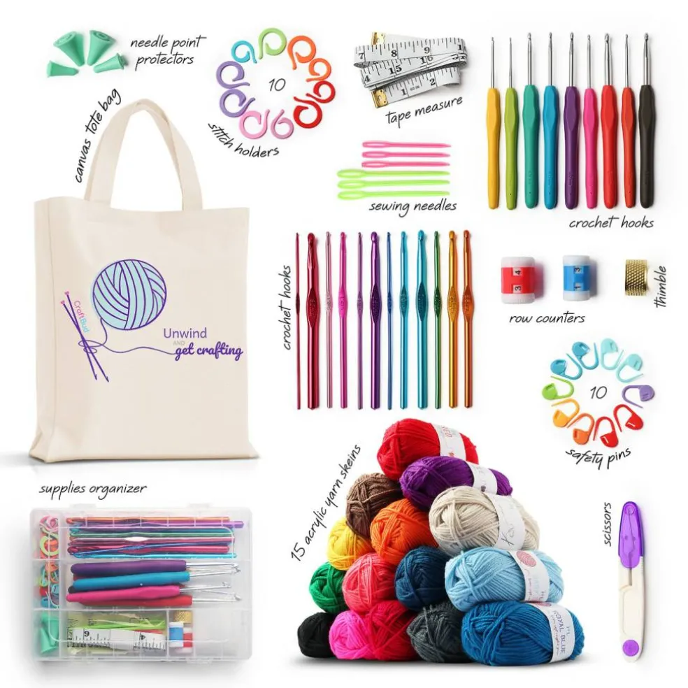 CraftBud DIY Crochet Kit