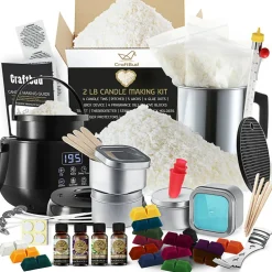 CraftBud DIY Natural Soy Candle Making Kit
