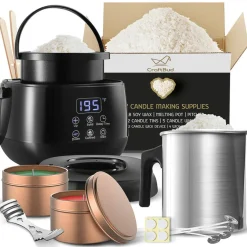 CraftBud DIY Natural Soy Candle Making Kit