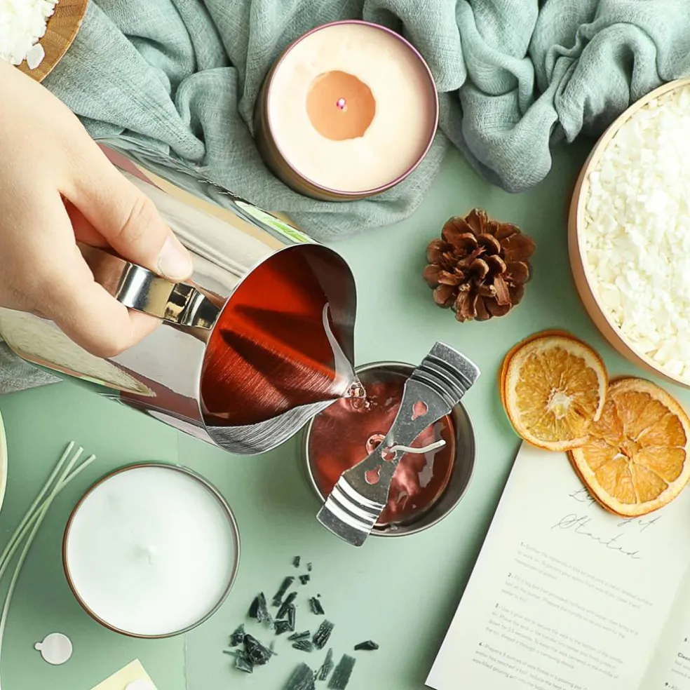 CraftBud DIY Natural Soy Wax Candle Making Kit