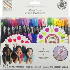Craft Cord Value Pack by Loops & Threads™, 105ct.