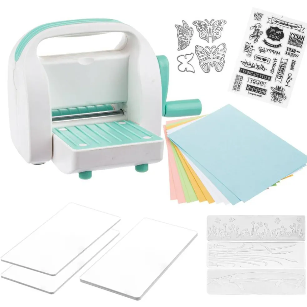 Craft Die Cutting & Embossing Machine, Mini Die Cut Machine, 3 1/8" Feeding Slot for 3" Paper and Other Materials