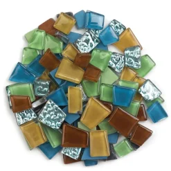 Crafter's Cut Pre-Cut Mosaic Assortment - Safari Color Family, 8 oz