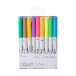 Craft Express Fabric 18 Colors Marker Set