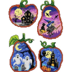 Crafting Spark Halloween Scenes Counted Cross Stitch Kit