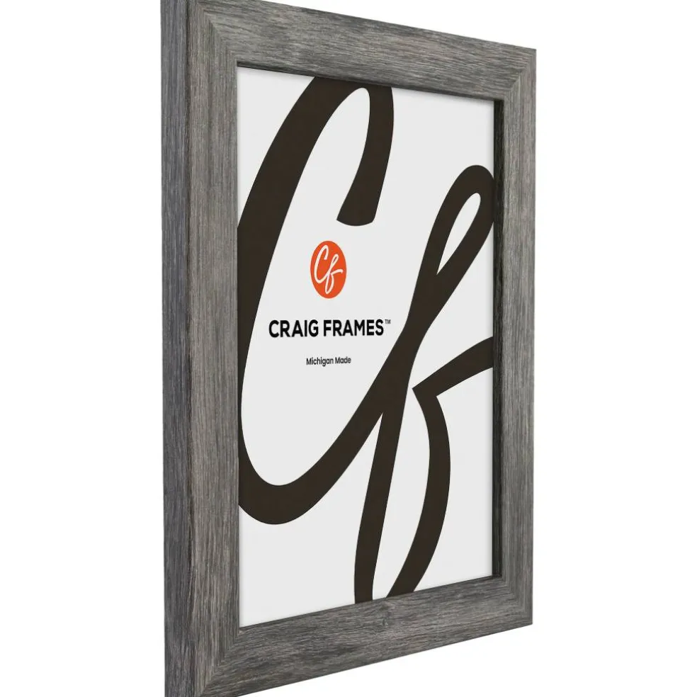 Craig Frames Bauhaus 125 Barnwood Gray Picture Frame