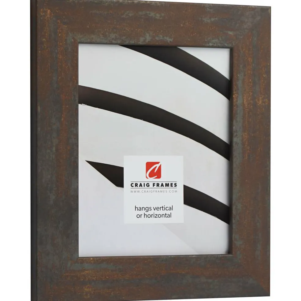 Craig Frames Bauhaus 200 Weathered Steel Picture Frame