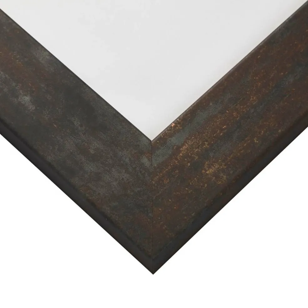 Craig Frames Bauhaus 200 Weathered Steel Picture Frame