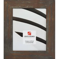 Craig Frames Bauhaus 200 Weathered Steel Picture Frame