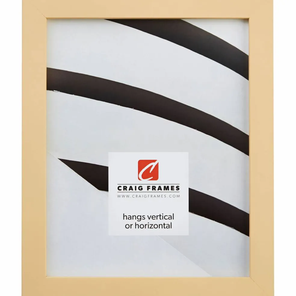 Craig Frames Confetti Custard Yellow Picture Frame