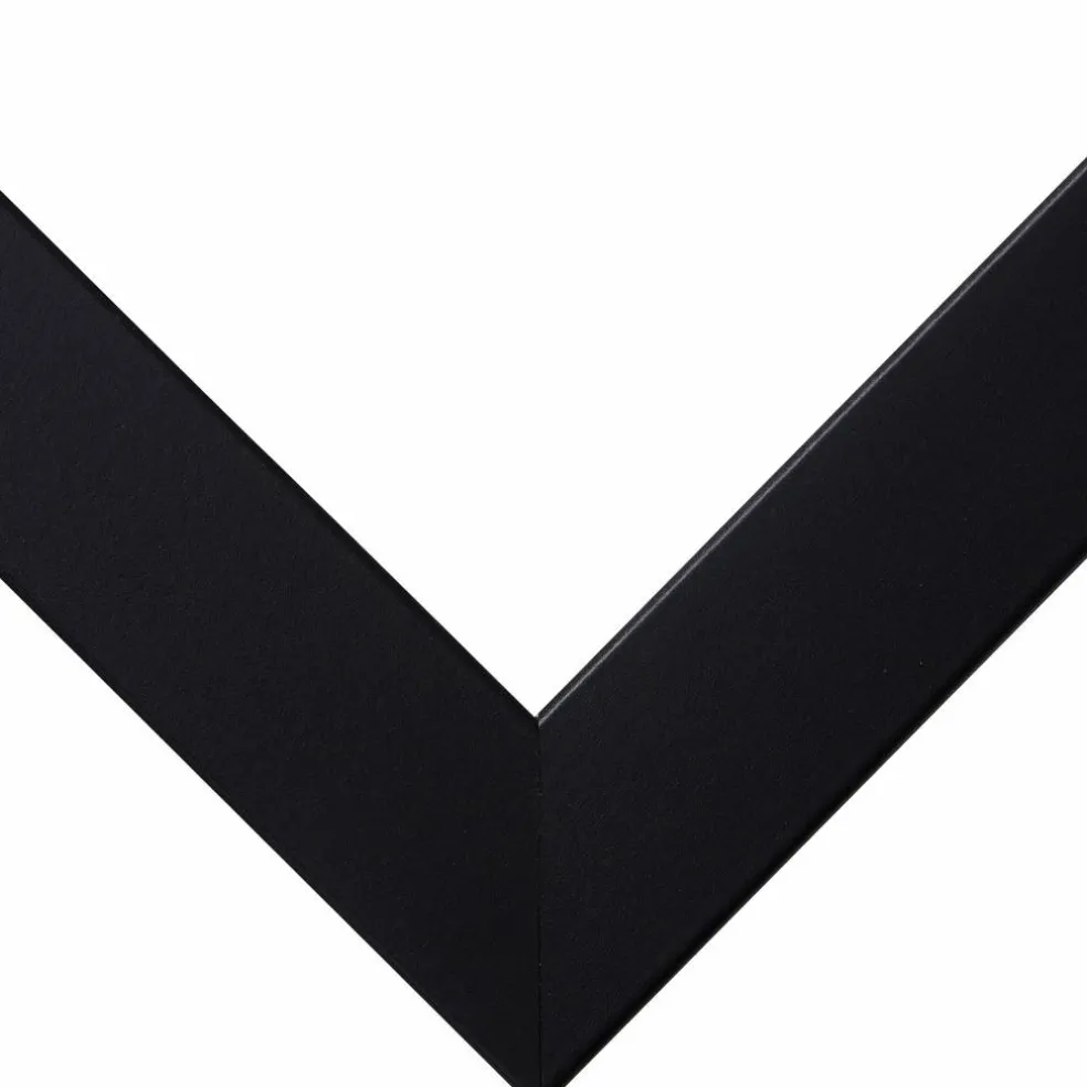 Craig Frames Essentials Modern Black Picture Frame with Mat