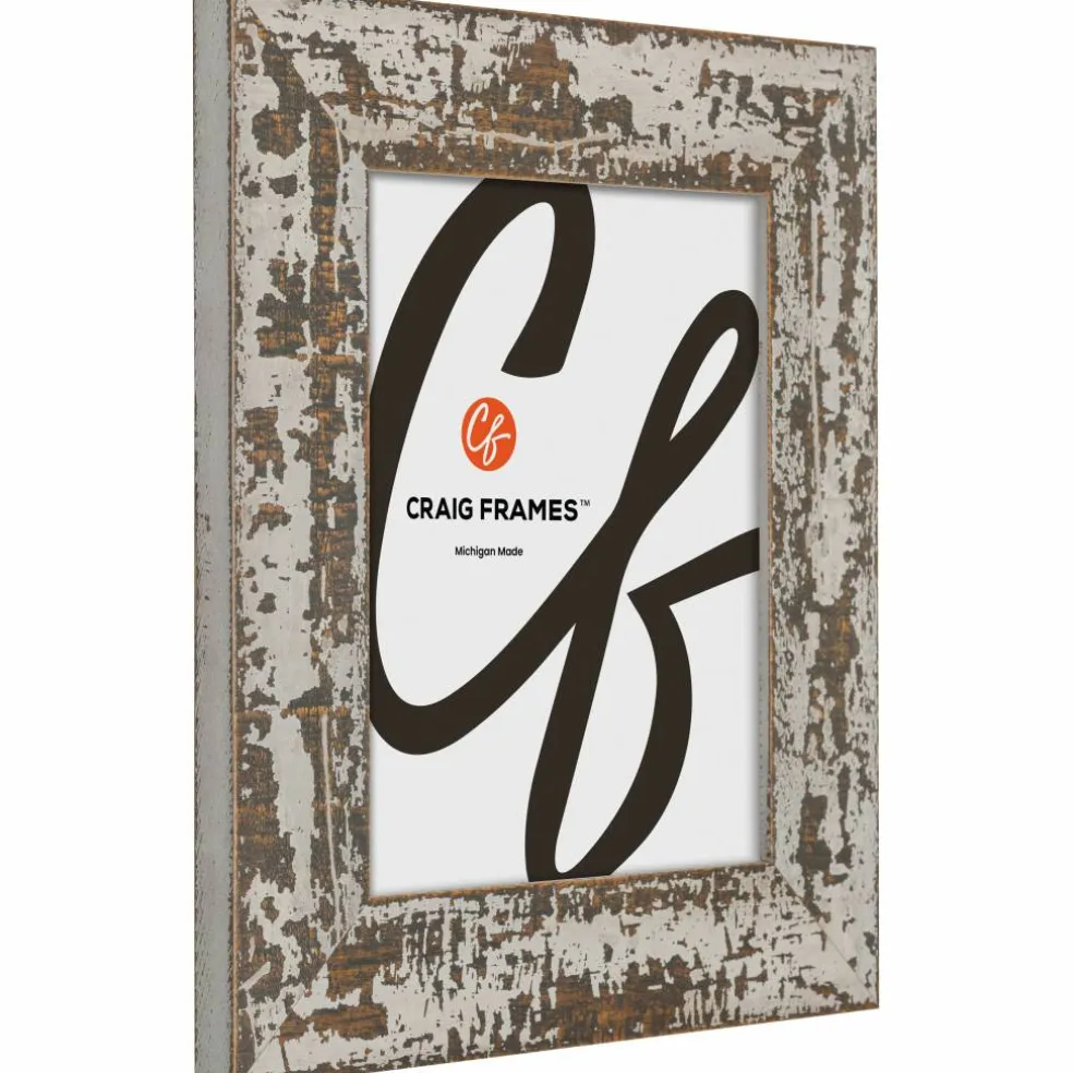 Craig Frames Hatteras XL Barndoor Brown Picture Frame