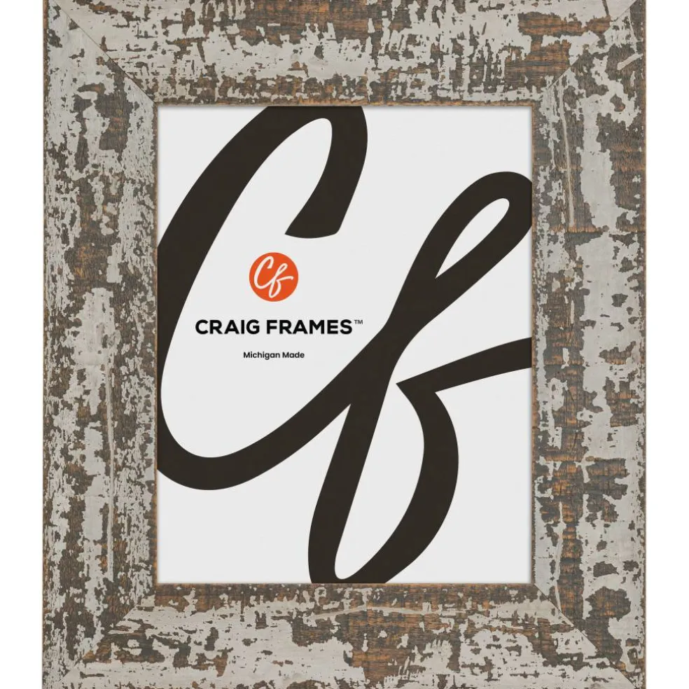 Craig Frames Hatteras XL Barndoor Brown Picture Frame