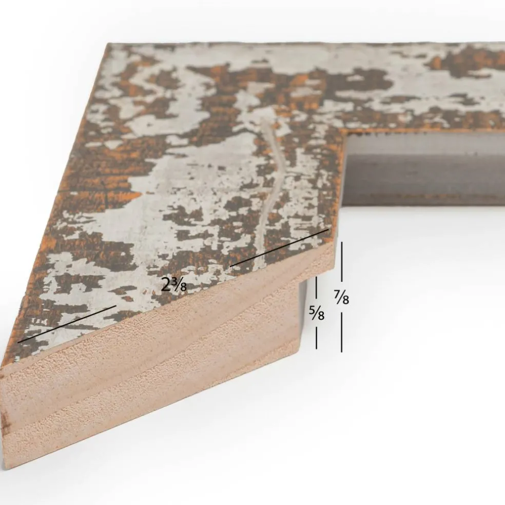 Craig Frames Hatteras XL Barndoor Brown Picture Frame