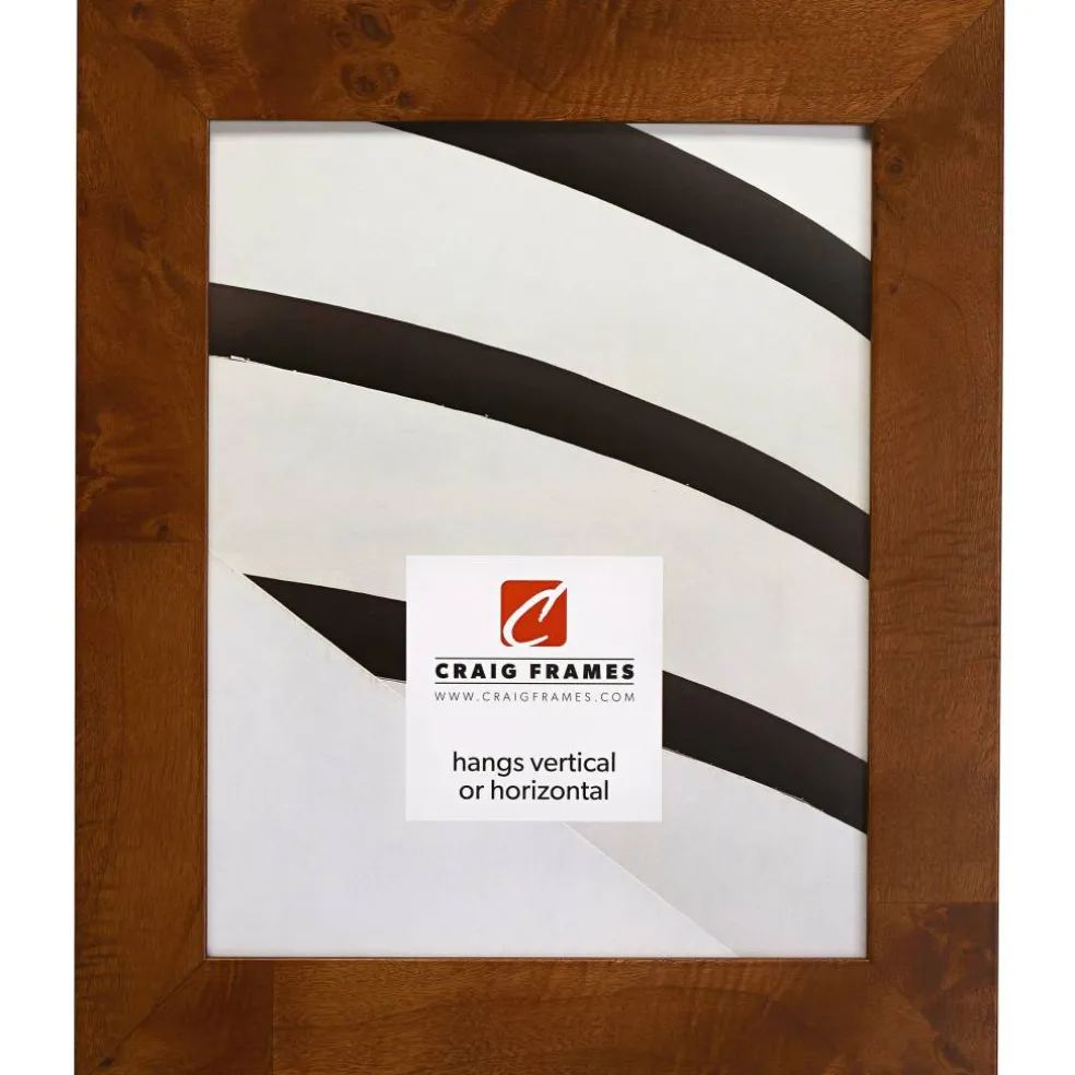 Craig Frames Innovations Brown Burl Picture Frame