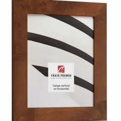 Craig Frames Innovations Brown Burl Picture Frame