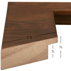 Craig Frames Innovations Brown Burl Picture Frame