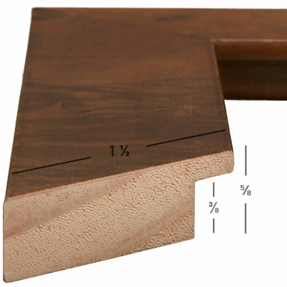Craig Frames Innovations Brown Burl Picture Frame