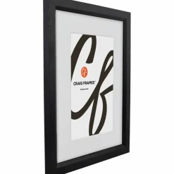 Craig Frames 4 Pack Economy Ebony Hardwood Picture Frame with Mat