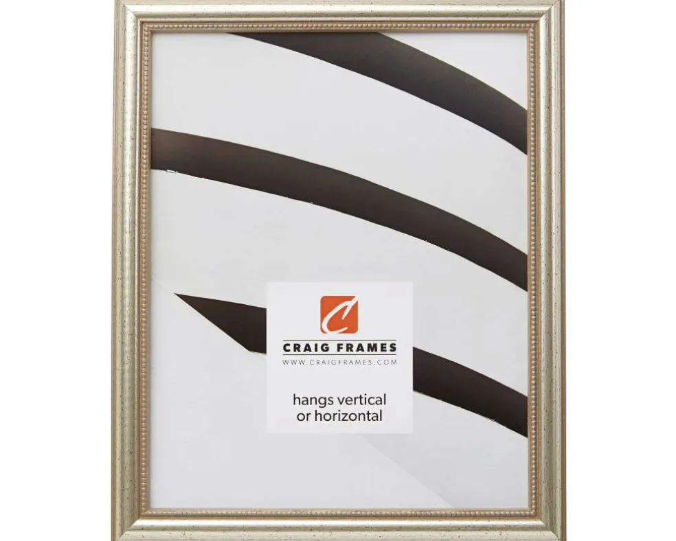 Craig Frames Stratton Aged Pewter Picture Frame
