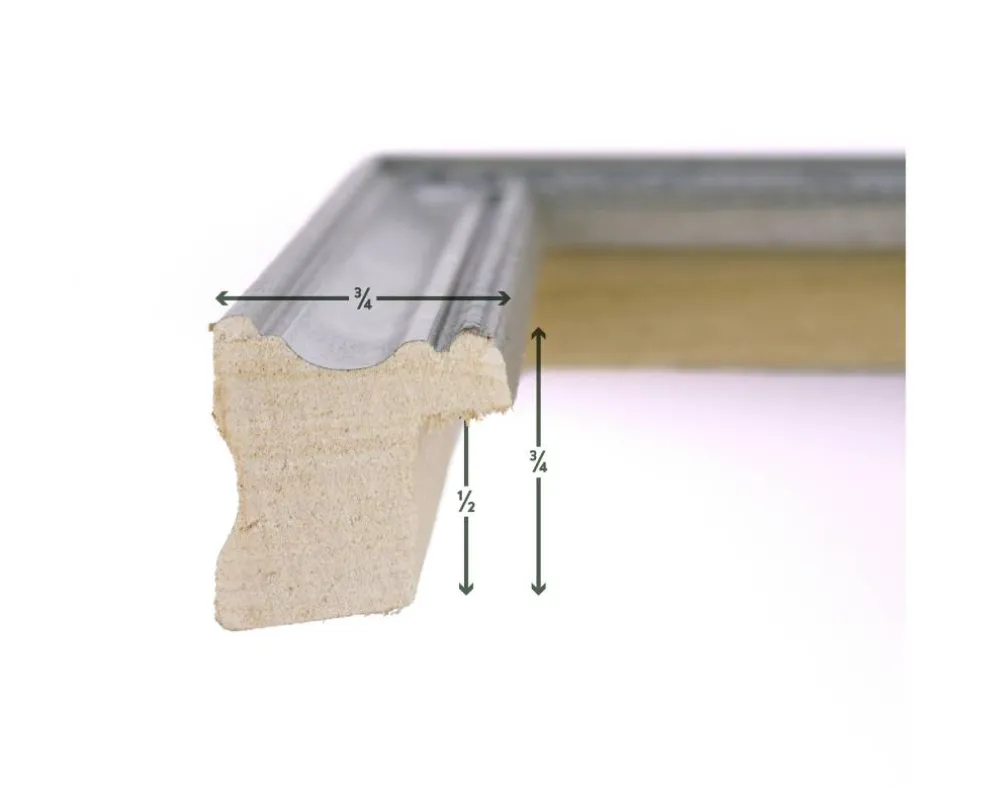Craig Frames Stratton Aged Silver Picture Frame