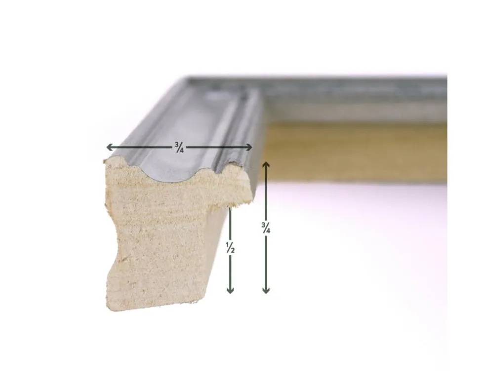 Craig Frames Stratton Aged Silver Picture Frame