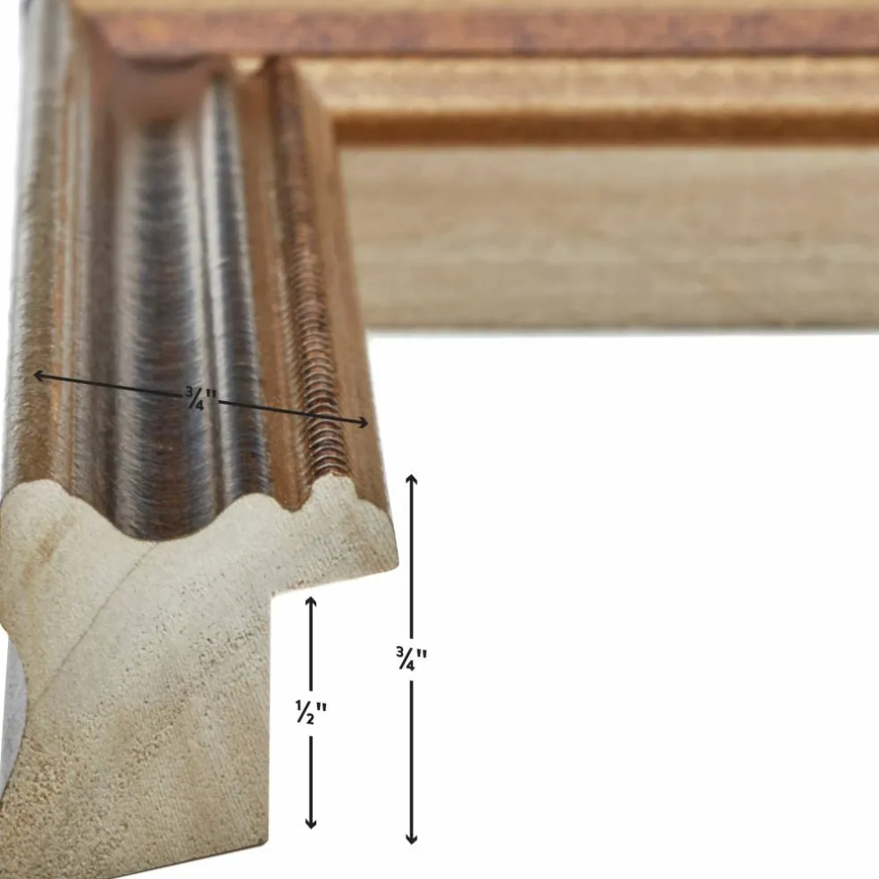 Craig Frames Stratton Bronze Picture Frame