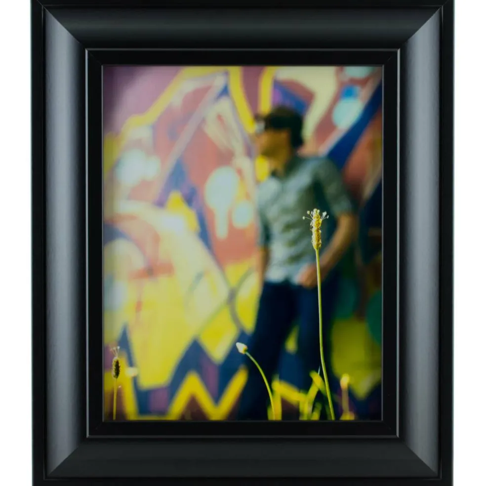 Craig Frames Upscale Satin Black Picture Frame