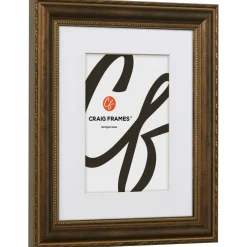 Craig Frames Victoria Ornate Bronze Picture Frame with Mat
