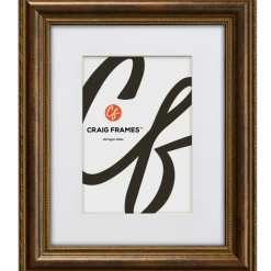 Craig Frames Victoria Ornate Bronze Picture Frame with Mat