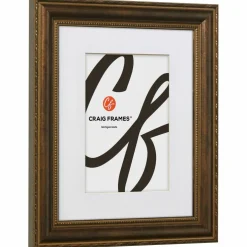 Craig Frames Victoria Ornate Bronze Picture Frame with Mat