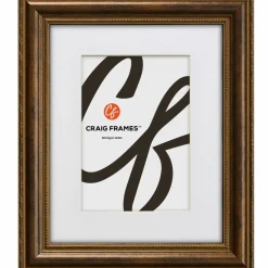 Craig Frames Victoria Ornate Bronze Picture Frame with Mat