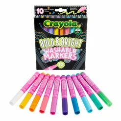 Crayola® Bold & Bright Broad Line Washable Markers, 10ct.