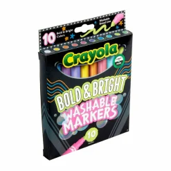 Crayola® Bold & Bright Broad Line Washable Markers, 10ct.