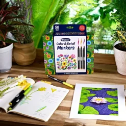 Crayola® Brush & Detail Dual-Tip Markers, Pack of 16