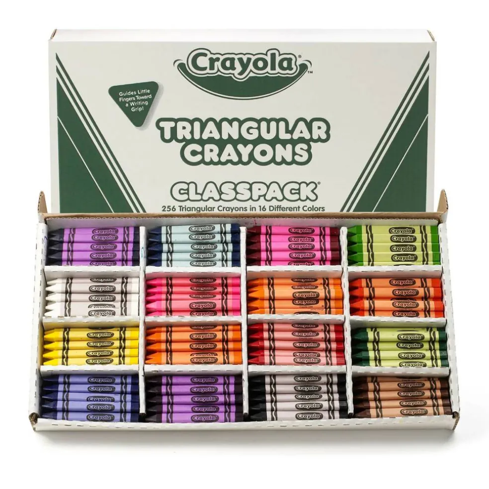 Crayola® Classpack® Triangular Crayons, 256 Pack